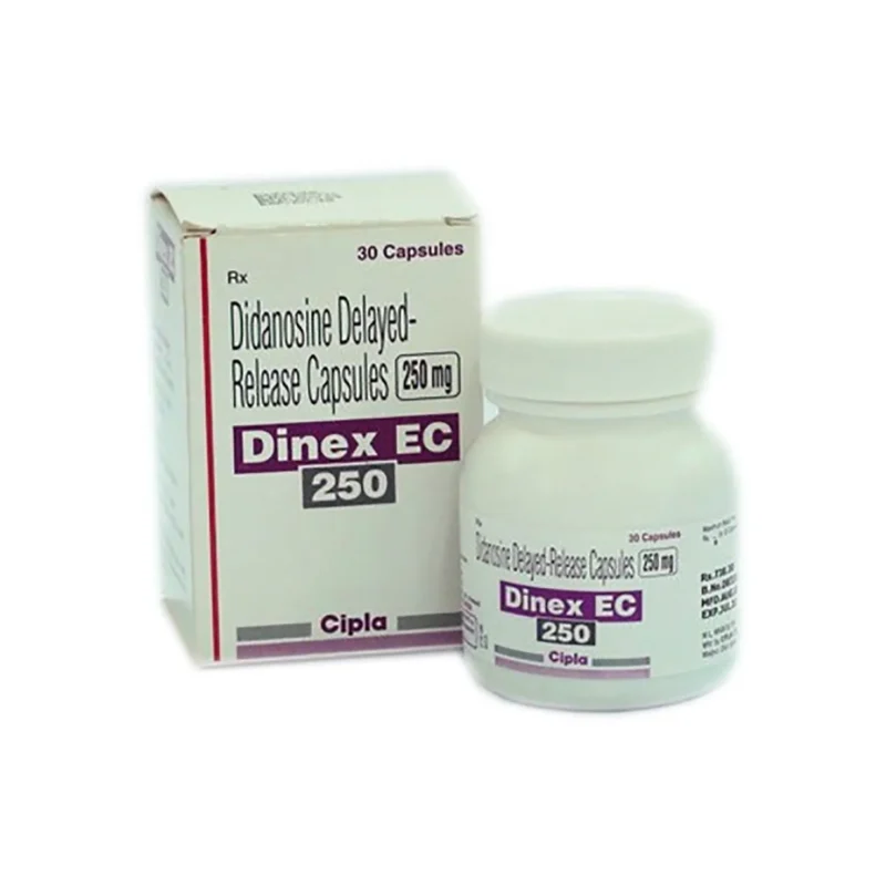 Dinex EC 250 mg (Didanosine)